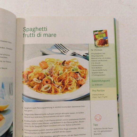 Knorr Das Kochbuch Ein Tag Fur Knorr Fix German Edition 2009 Hardcover Cookbook - Picture 5 of 8